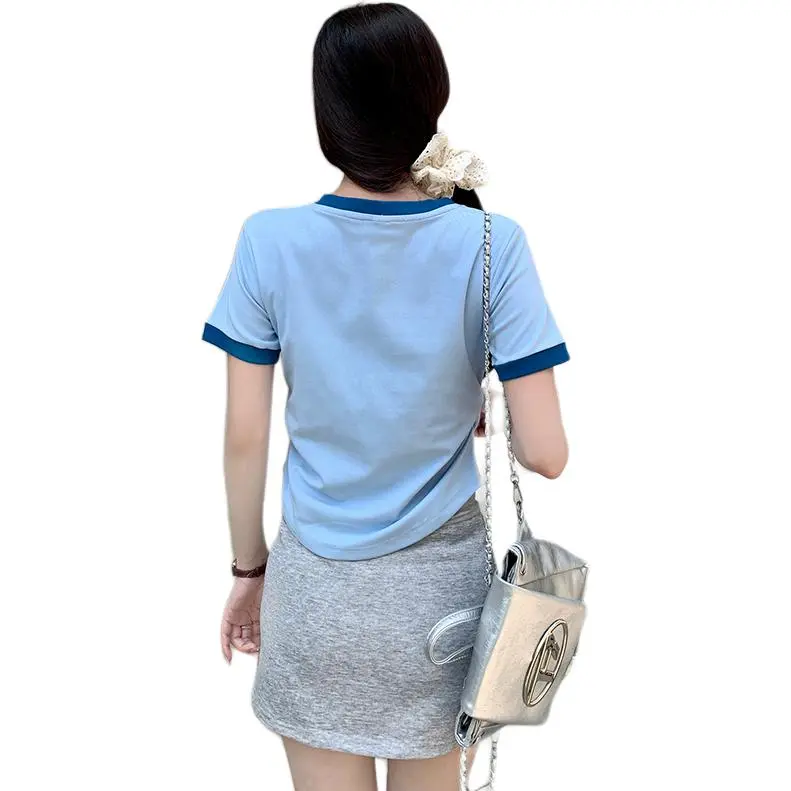 Mu Xiao Xin Set in Sleeve T Shirt Women's-8