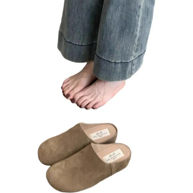 ALPLUME Home Slippers Dark Brown Khaki-6