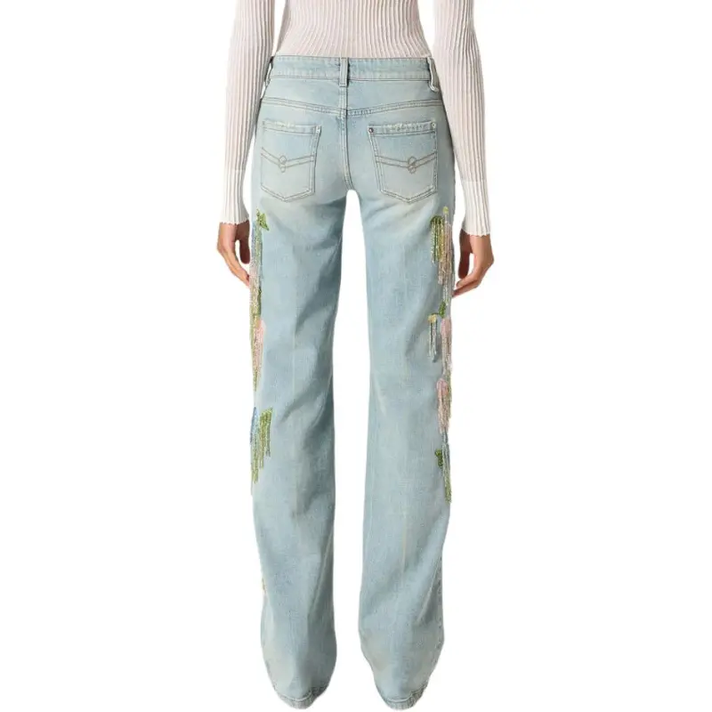 Blumarine Bead tassel Jeans-3