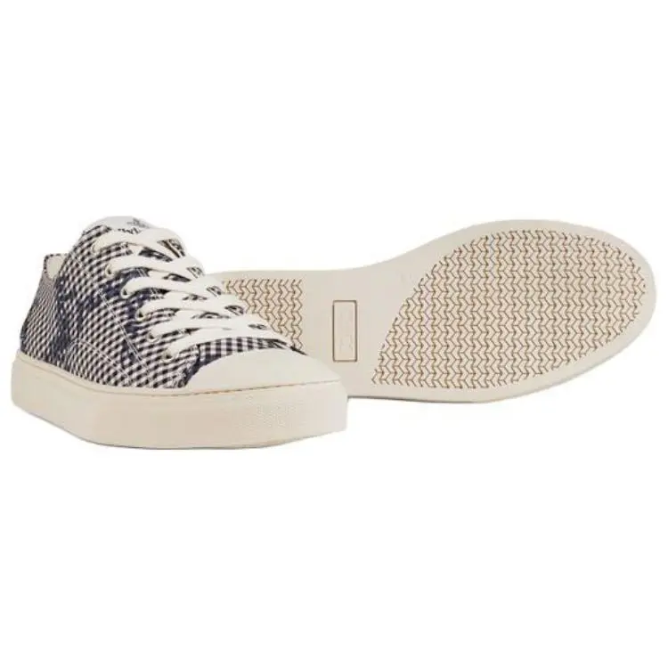 Vivienne Westwood Low Top Canvas Shoes Men's Black Plaid-5