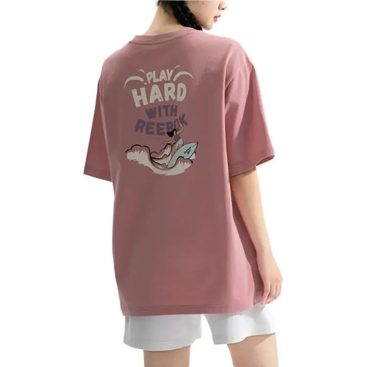 Reebok T Shirt Unisex Light Pink-1
