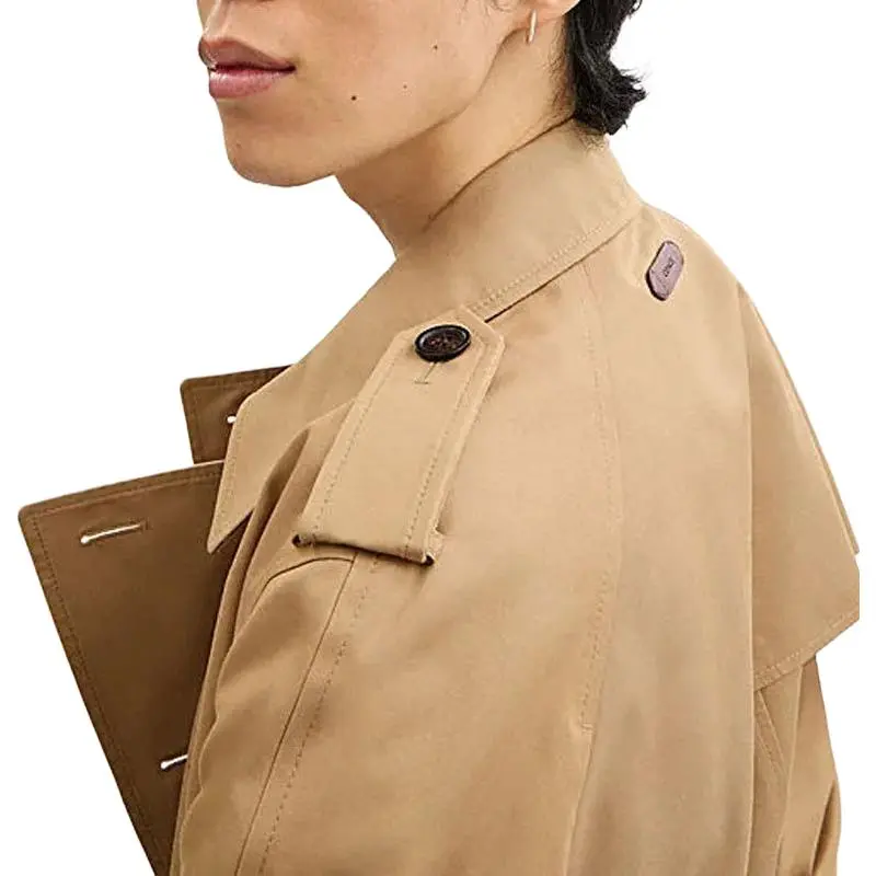 COACH FW24 Trench Coat Men's Khaki-3