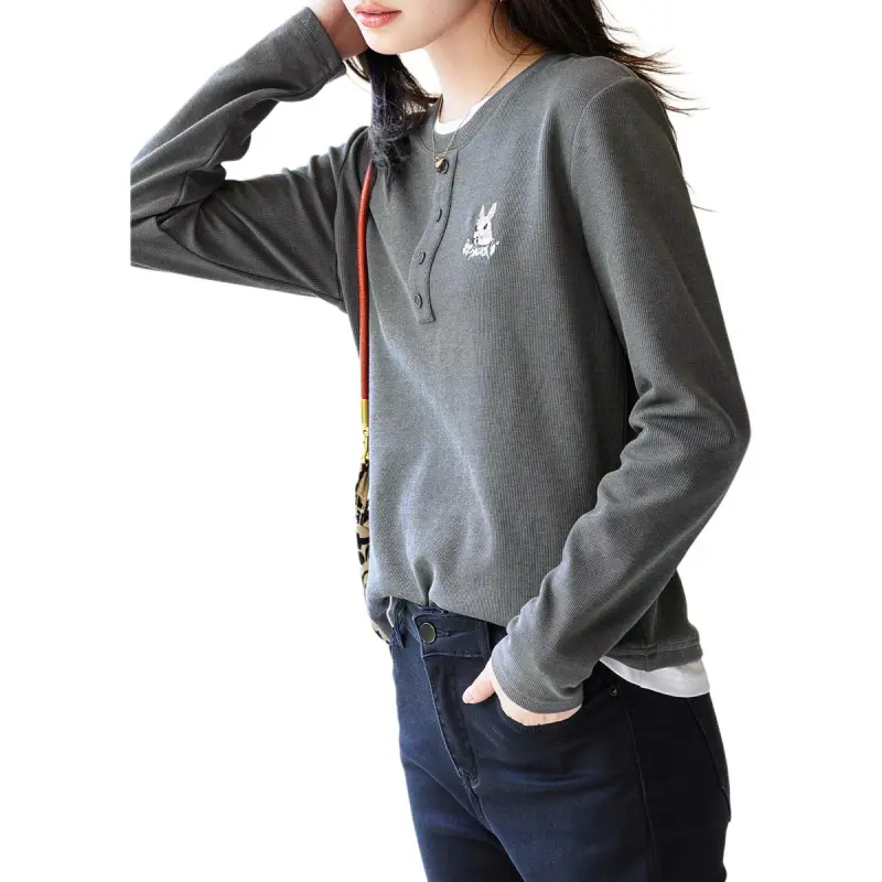 【dme】 Knitwear Women's Dark Gray-4