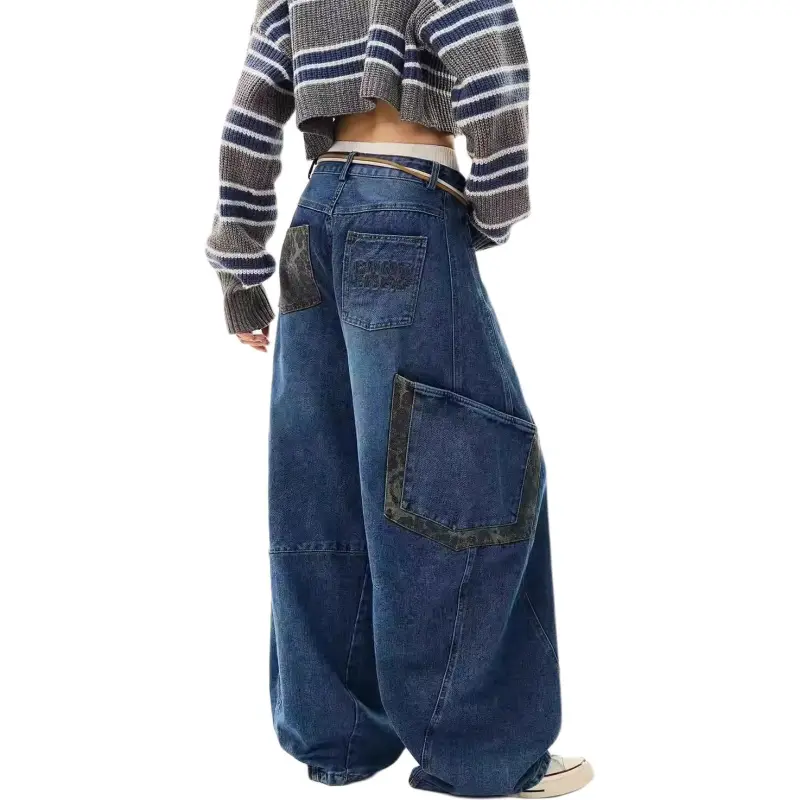 DanerWang Jeans Women's Blue-2