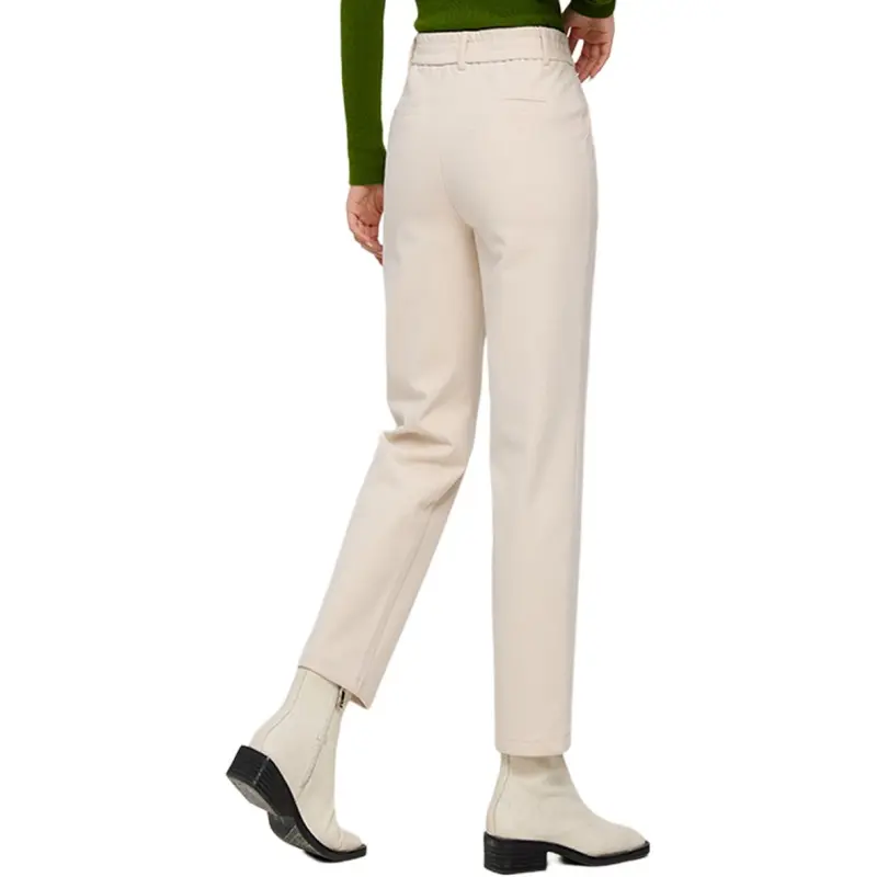 E.BECKY Casual Pants Women's Beige-5