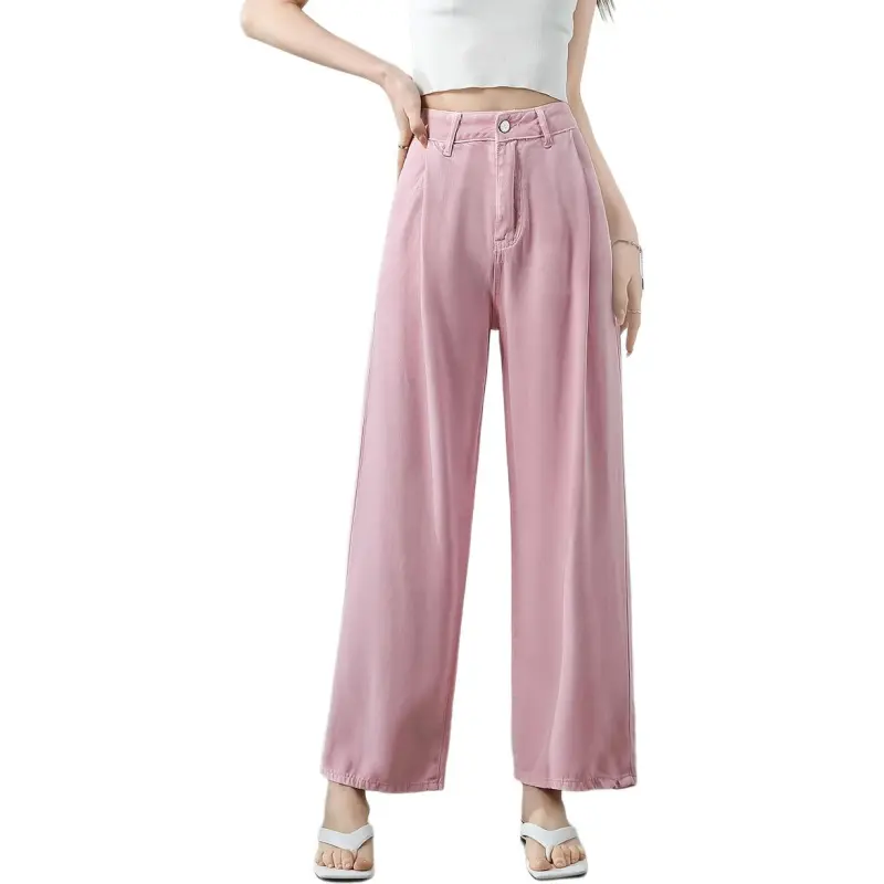 FASTFISH Jeans Women's Pink-2