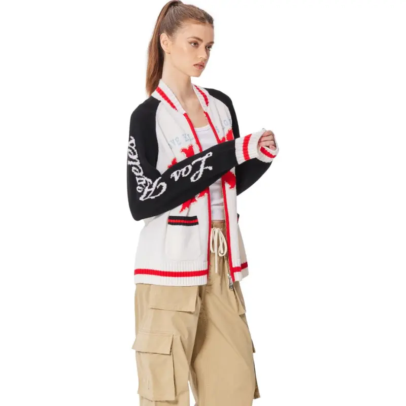 Ed Hardy SS25 Sweater Women's Ivory White-3