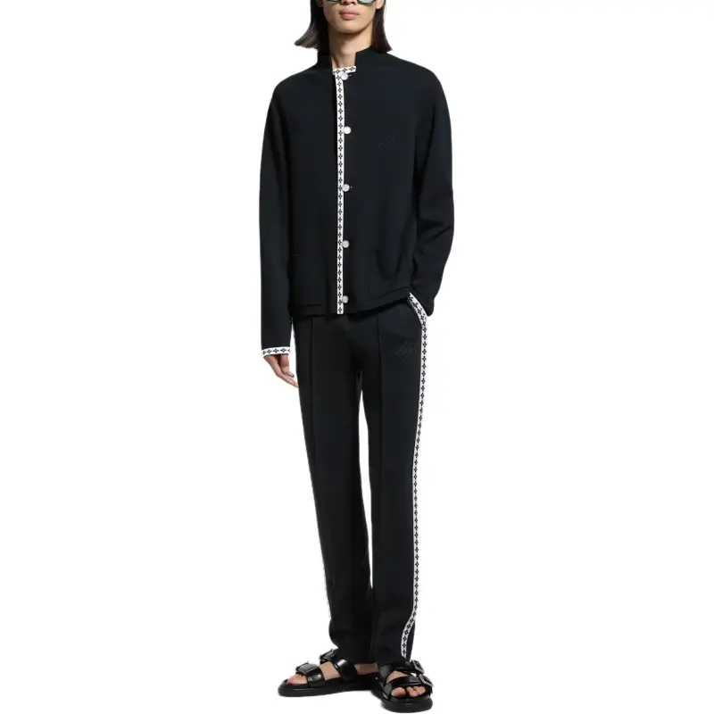 LOUIS VUITTON Preppy Knitted Wool Blazer-1