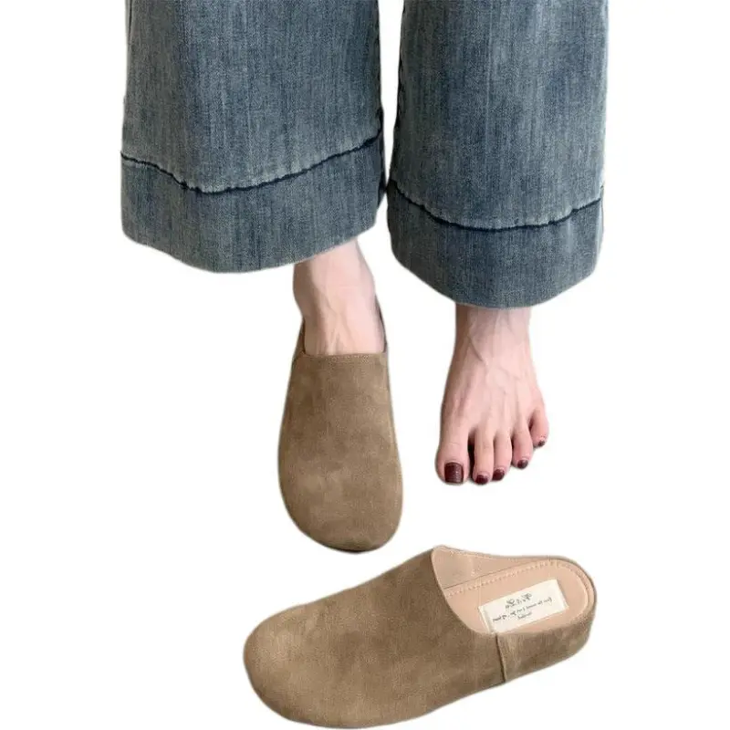 ALPLUME Home Slippers Dark Brown Khaki-7