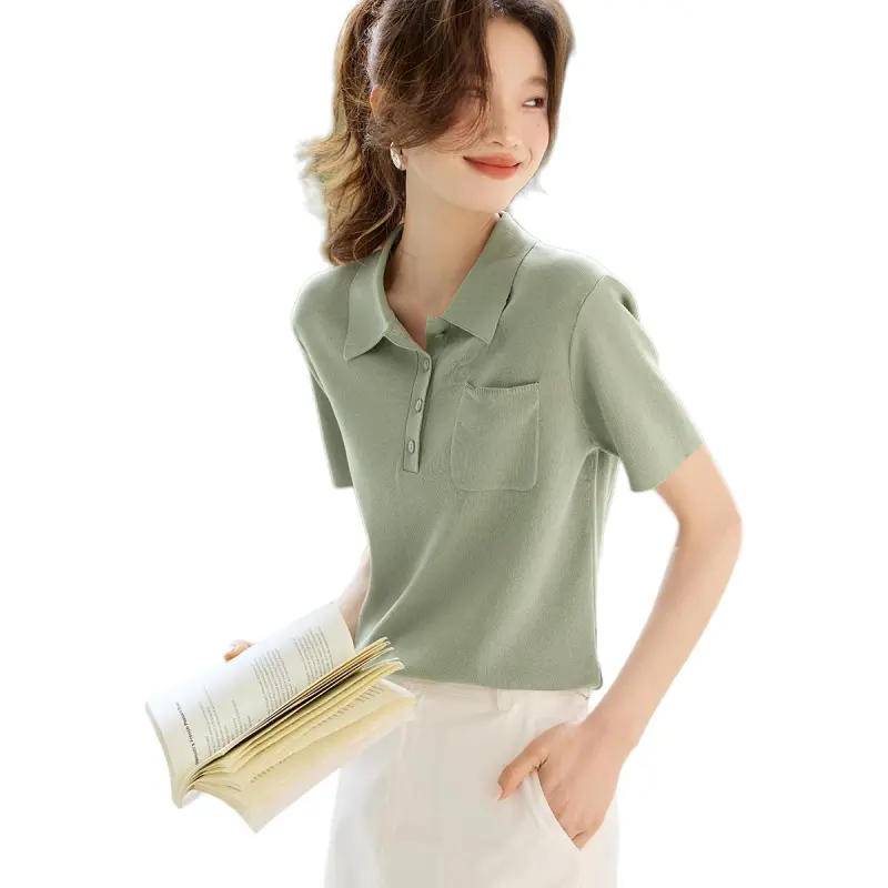 Mo Han Yi Mei Shirt Women's Pea Green-2