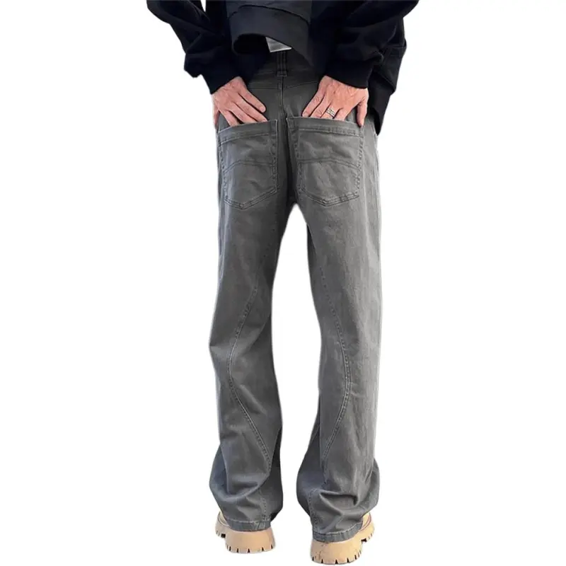 DAFK Casual Pants Men's Gray Recommended By The Main Designer-2