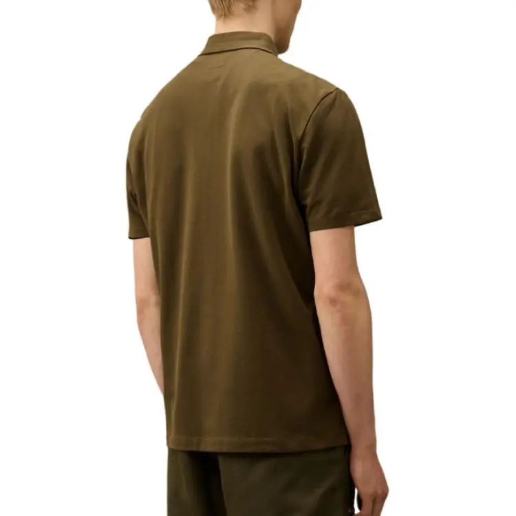 C.P.Company Logo patch Polo Shirt-2