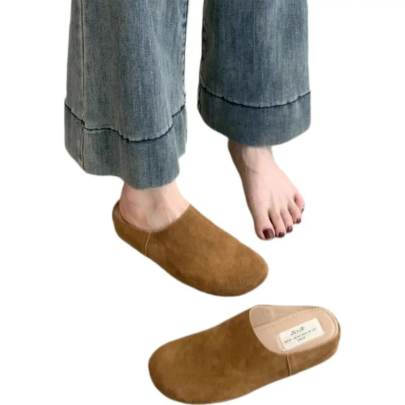 ALPLUME Home Slippers Dark Brown Khaki-1