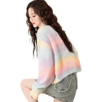 Tonlion Sweater Women's Light Soft Purple