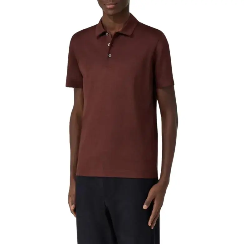 Canali Polo Shirts Men Red-1