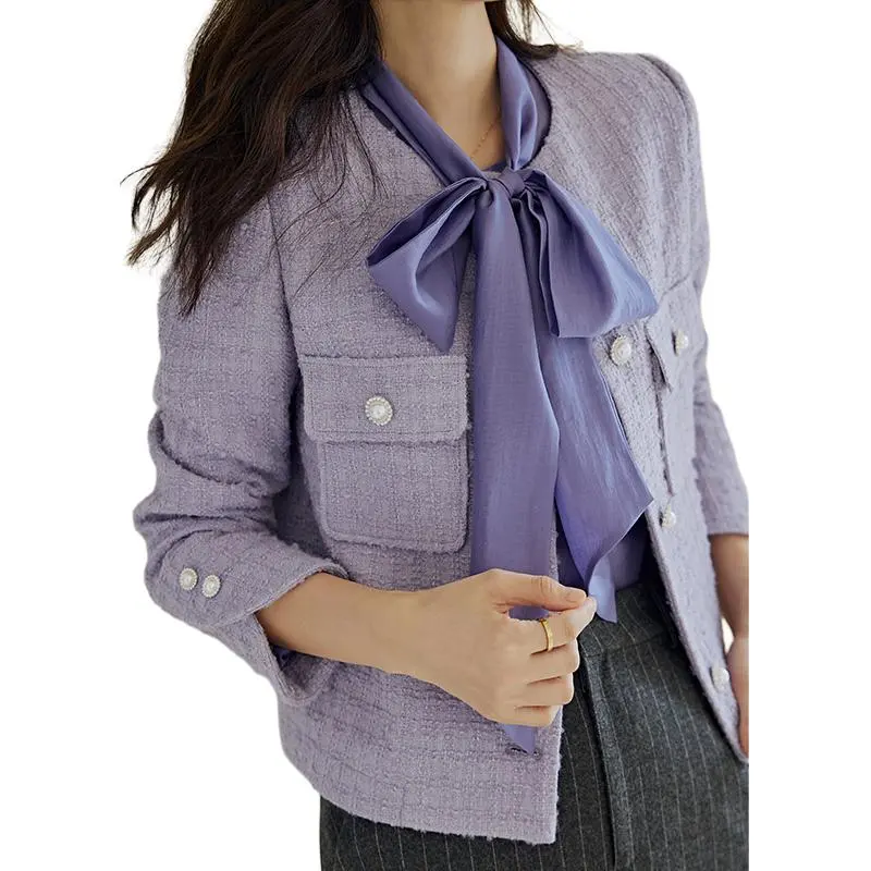 ROEYSHOUSE Business Suit Women's Light Purple-2
