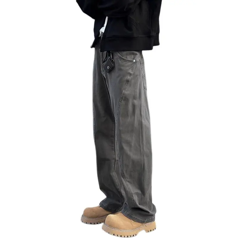 DAFK Casual Pants Men's Gray Recommended By The Main Designer-1