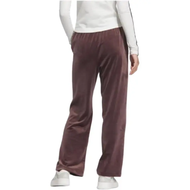 Adidas Knitted Sports Pants Women's Dark Gray Brown-2