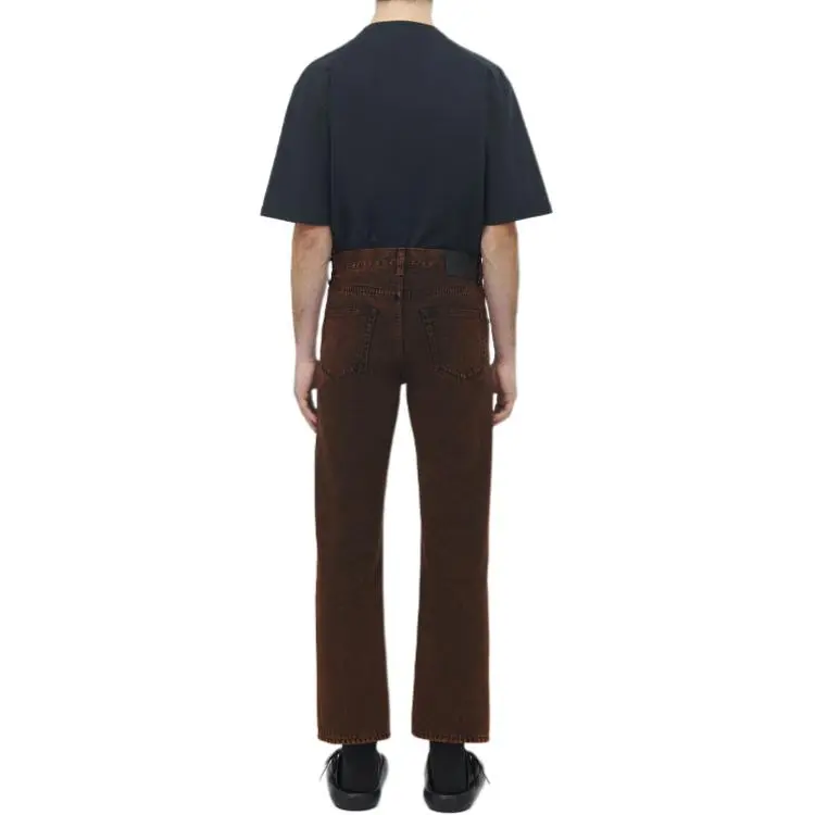 Alexander McQueen SS25 Jeans Men's Burnt Orange-1