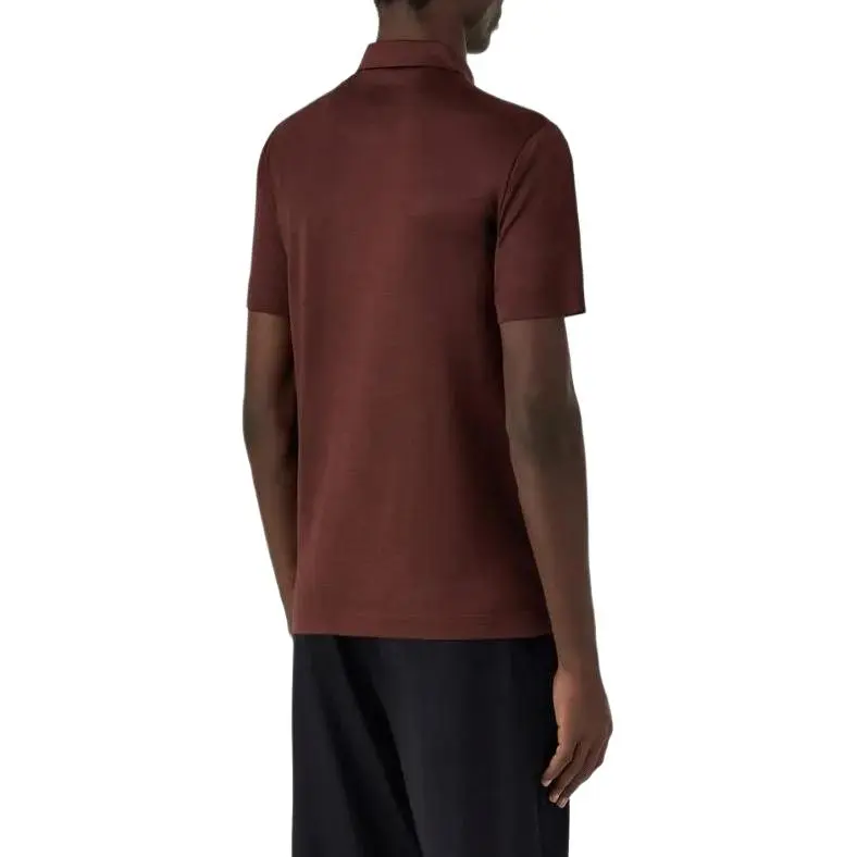 Canali Polo Shirts Men Red-2
