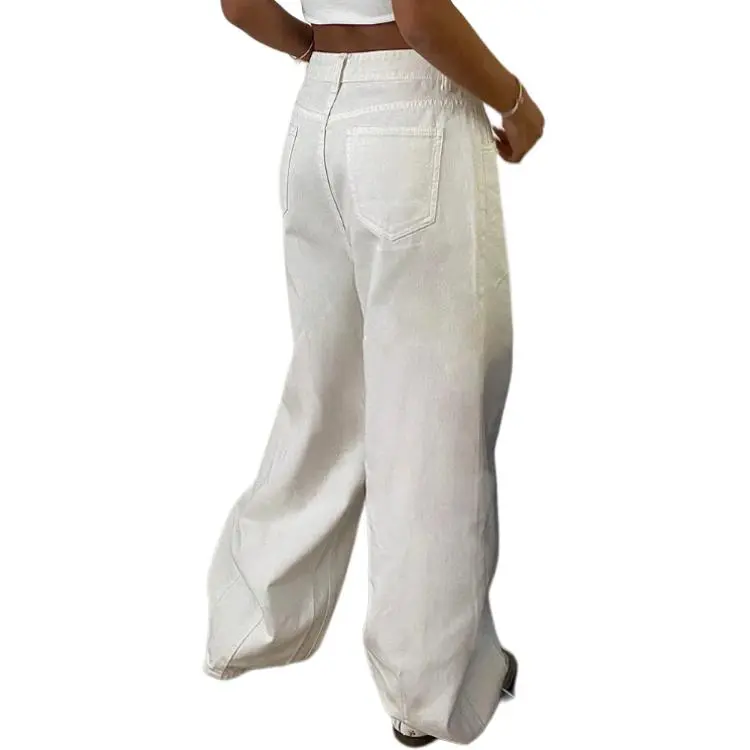 PLUSONEONE+ Jeans Women's White-1