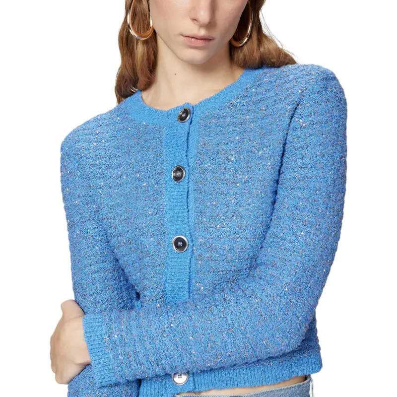 PINKO Cropped Tweed Jacket-5