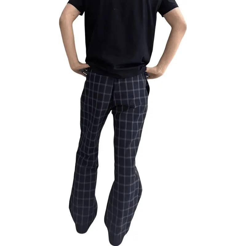 DARK HORSE Casual Pants Unisex Dark Black Blue-1