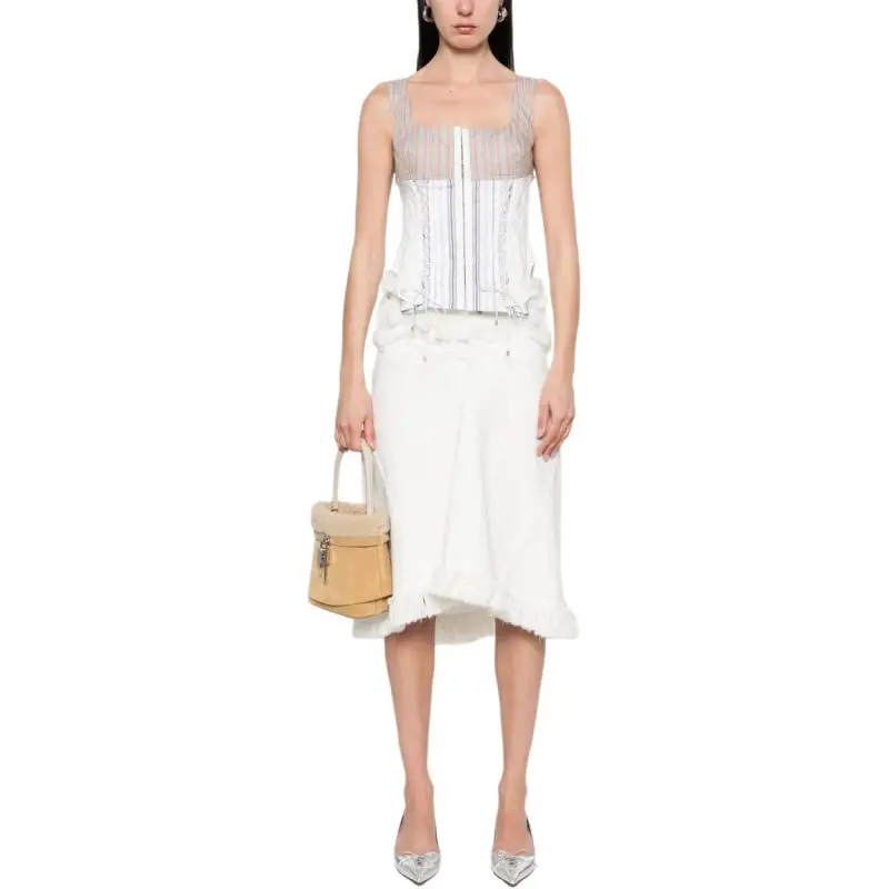 Marine Serre Regenerated Striped Top-1