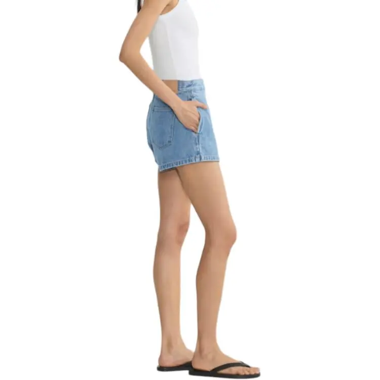 ARITZIA SS25 Denim Forum The '90s Vintage Mini Denim Skort Denim Shorts Women's-4