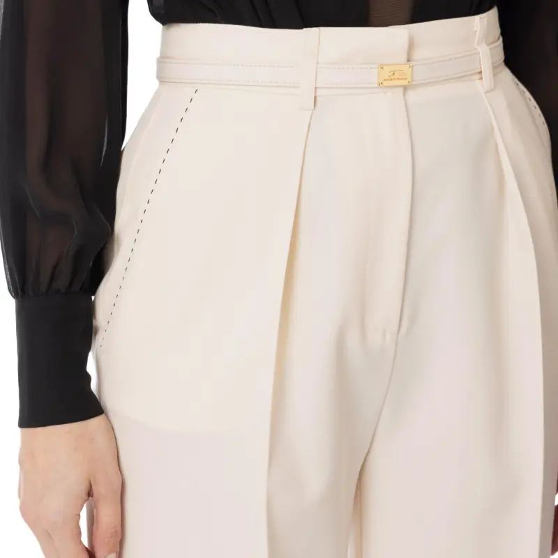Elisabetta Franchi Wool Trousers-2