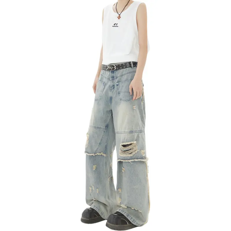 FA2LO Jeans Unisex Distressed-2