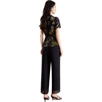 Mylan Casual Suit Women's Yellow Floral