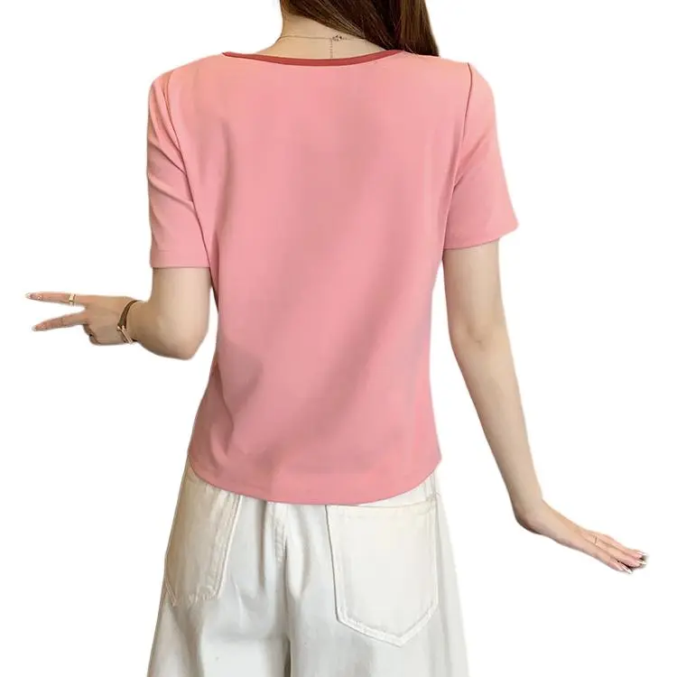 Dior Beauty Set in Sleeve T Shirt Women's-15