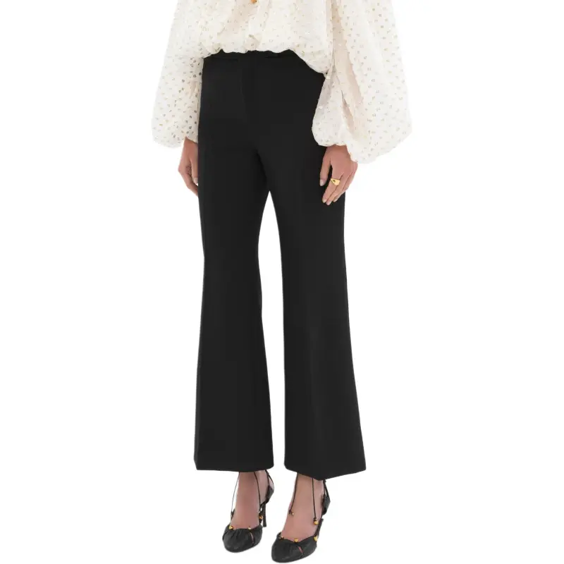 Chloé Cropped Bootcut Pants-2