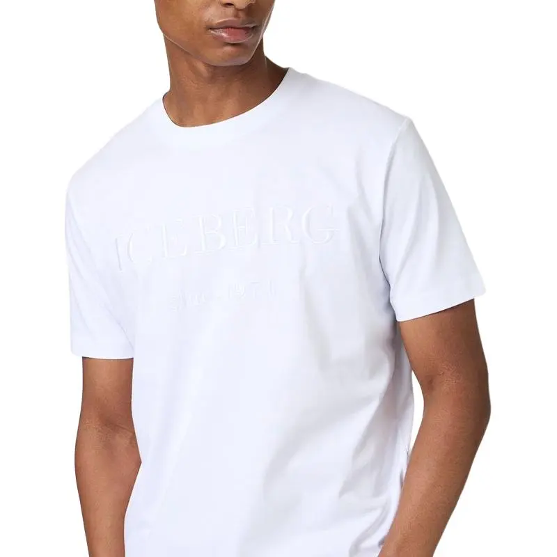 Iceberg Logo embroidered T shirt-4