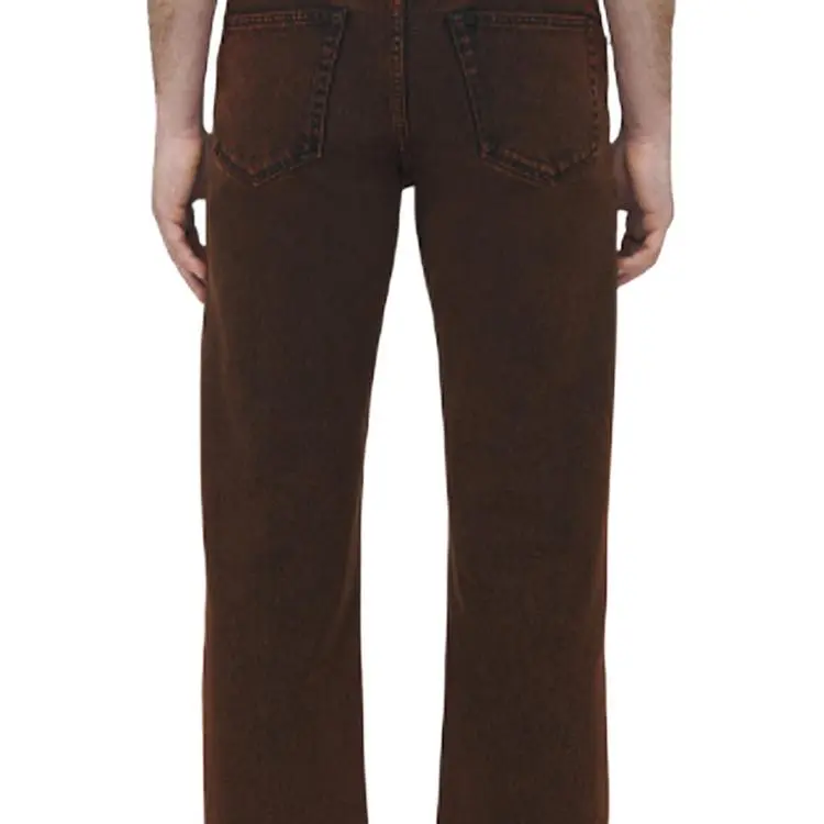Alexander McQueen SS25 Jeans Men's Burnt Orange-3