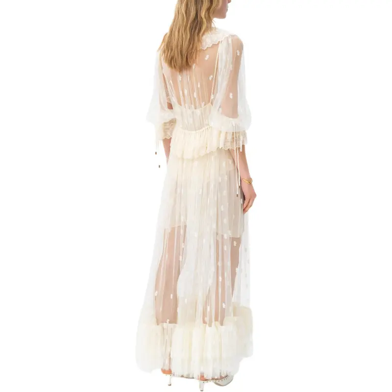 Chloé Floral embroidered Maxi Dress-2