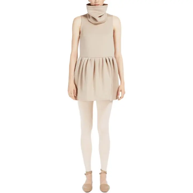 MaxMara Sleeveless Dresses Women's White-1
