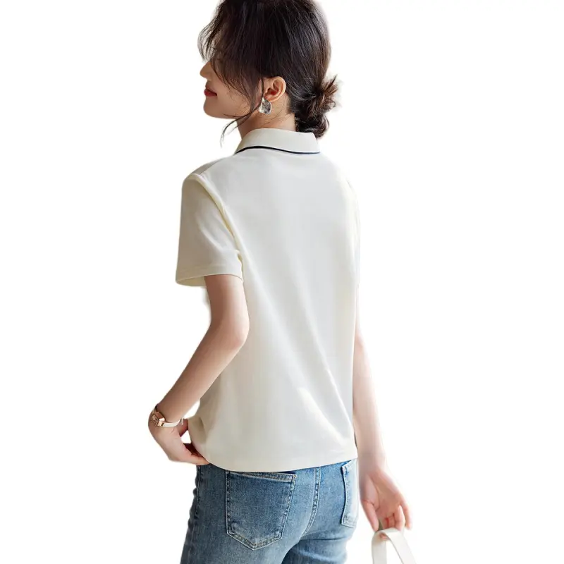 XWI T Shirt Women's Natural White-5