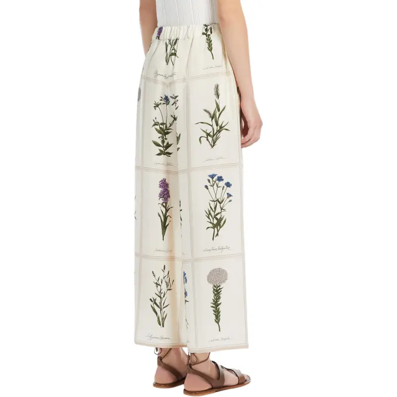 Weekend Max Mara Lory Floral print Wide leg Trousers-2