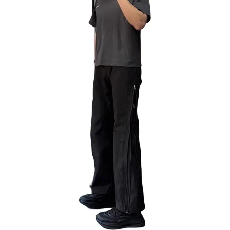 FAWENXIANGZI Windbreaker Pants Men's-1