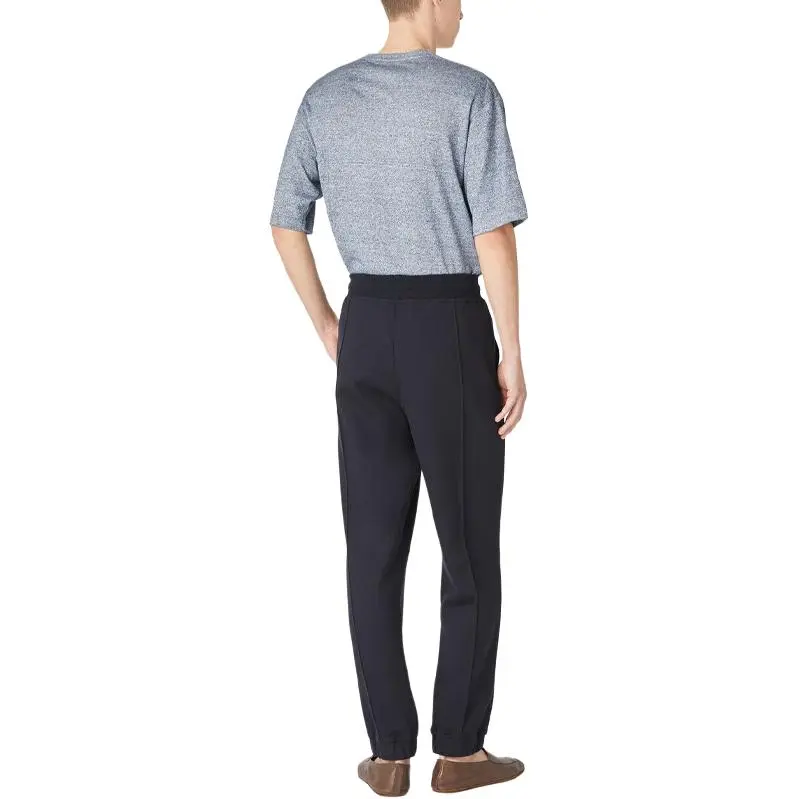 Loro Piana Casual Pants Men's Marine Blue-4