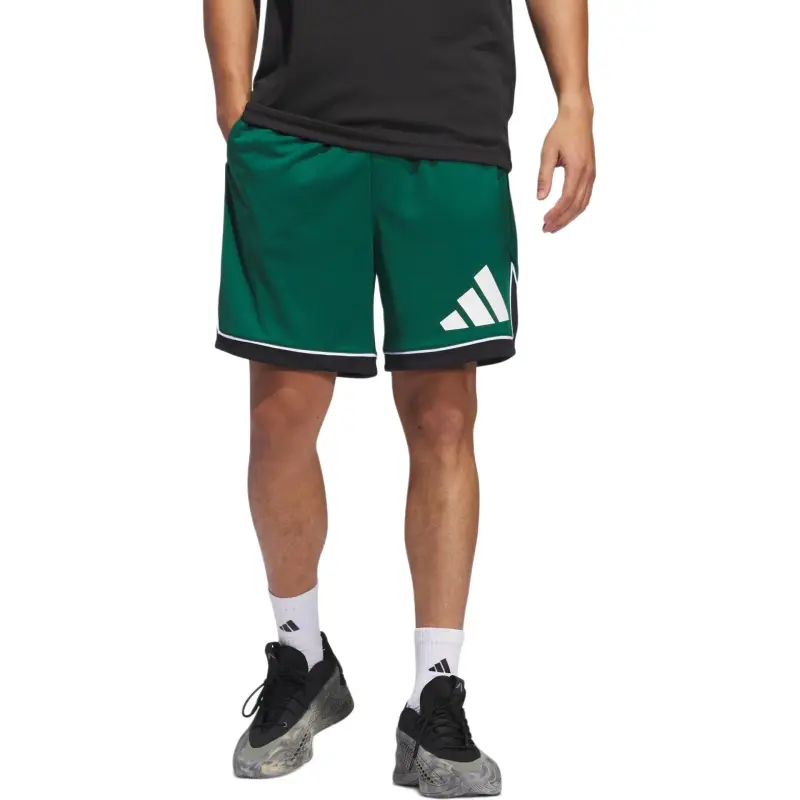 Adidas BASKETBALLSport Sports Shorts Men's Dark Green-2