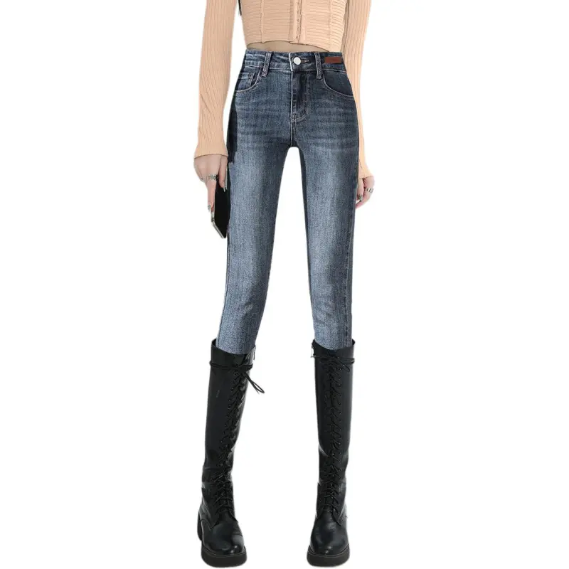 Weixi Jeans Women's Blue Gray-3