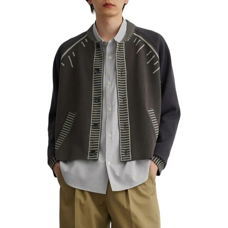 PUBLIC TOKYO SS25 Knitwear Men's Dark Brown-3