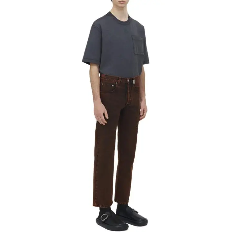 Alexander McQueen SS25 Jeans Men's Burnt Orange-2