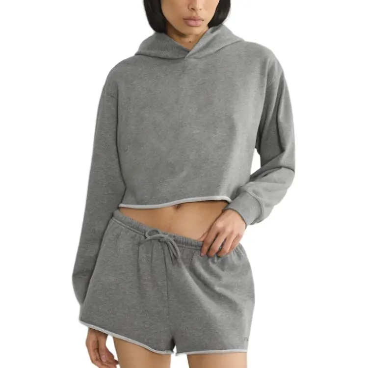 ARITZIA SS25 Aritzia Terry Sweatfleece Perfect Raw hem Hoodie Sweatshirt Women's-1