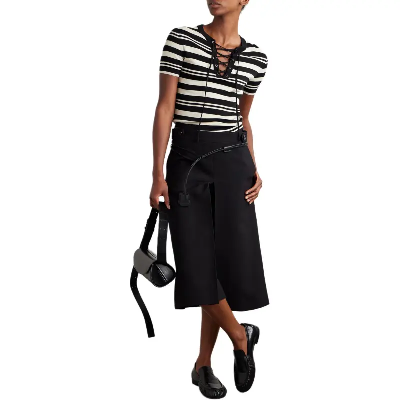NILI LOTAN Striped T shirt-3