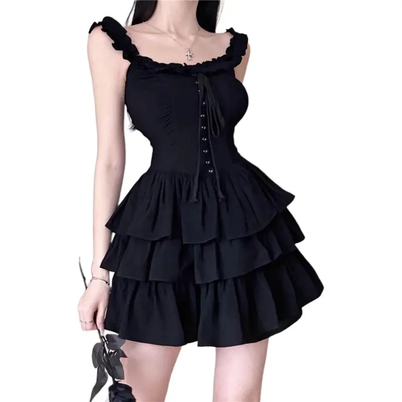 Dior Beauty Slip Dresses Women's Black-4