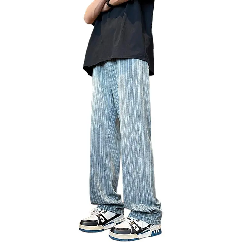 Cost Per Kilo Jeans Unisex Stripes Gradient-2